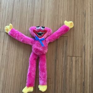 Poppy Playtime Pink Huggy Wuggy Plush Toy Stuffed Monster 15” No Tag